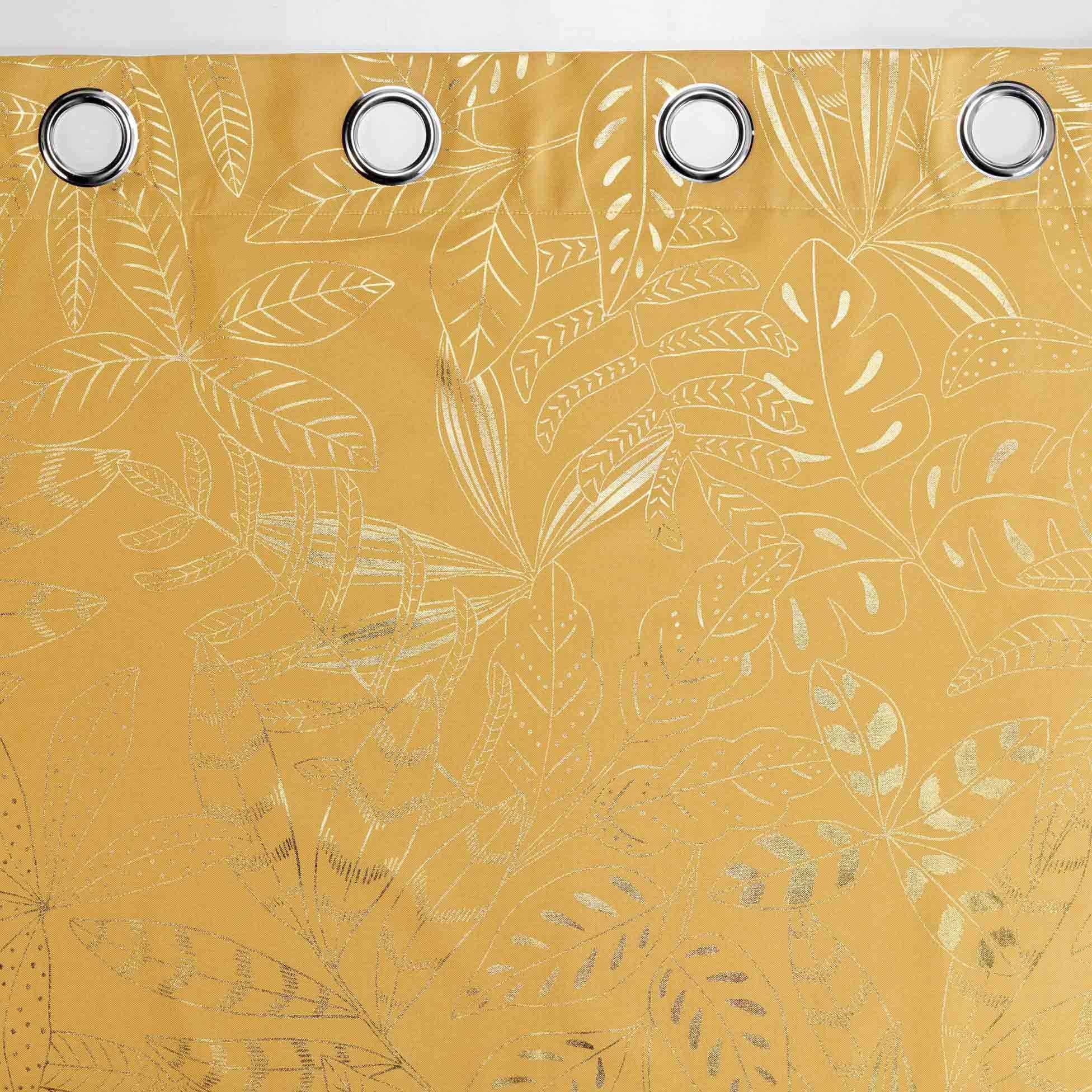 U10 Draperie Belflor Galben / Auriu, 140 x 280 cm