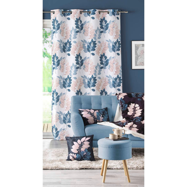 U10 Draperie Belline Alb / Albastru, 140 x 280 cm