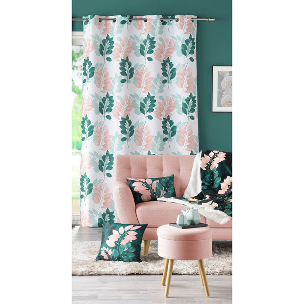 Draperie Belline Alb / Verde, 140 x 280 cm (2)