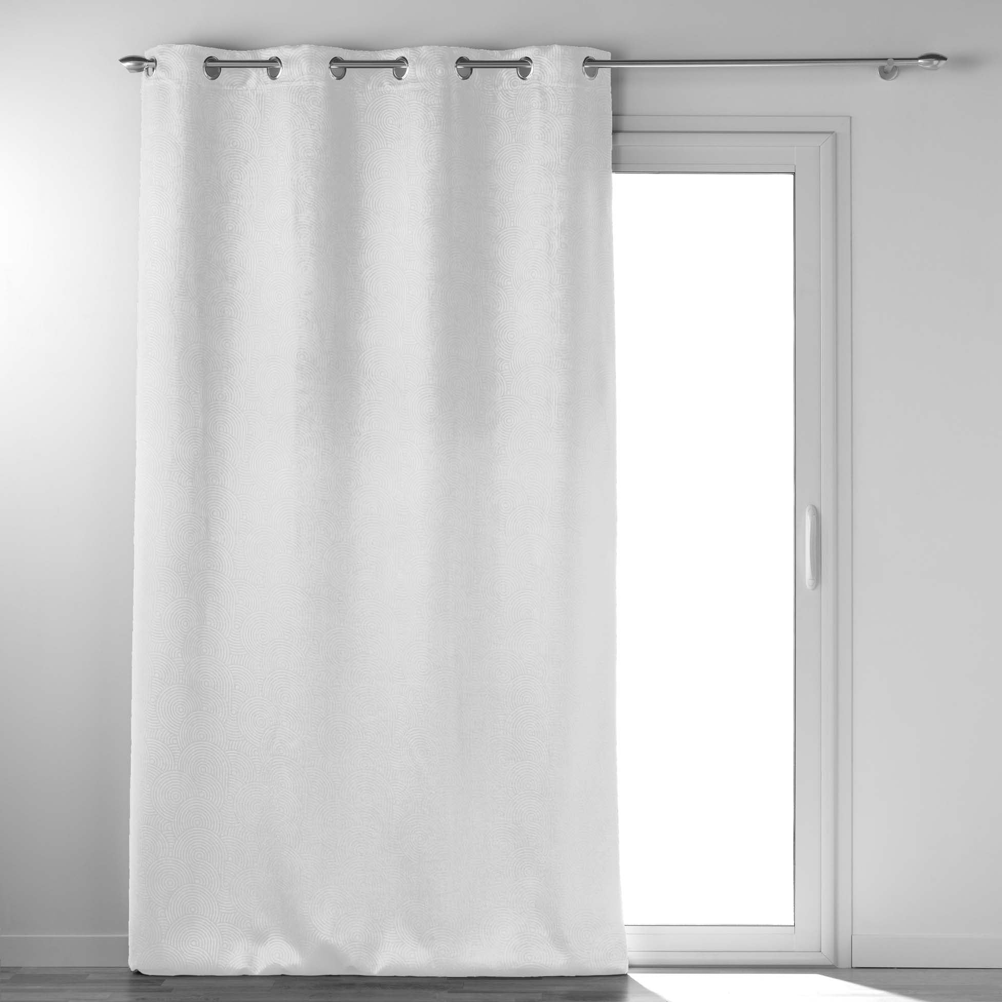 Draperie Blackout Anthea Alb, 135 x 240 cm