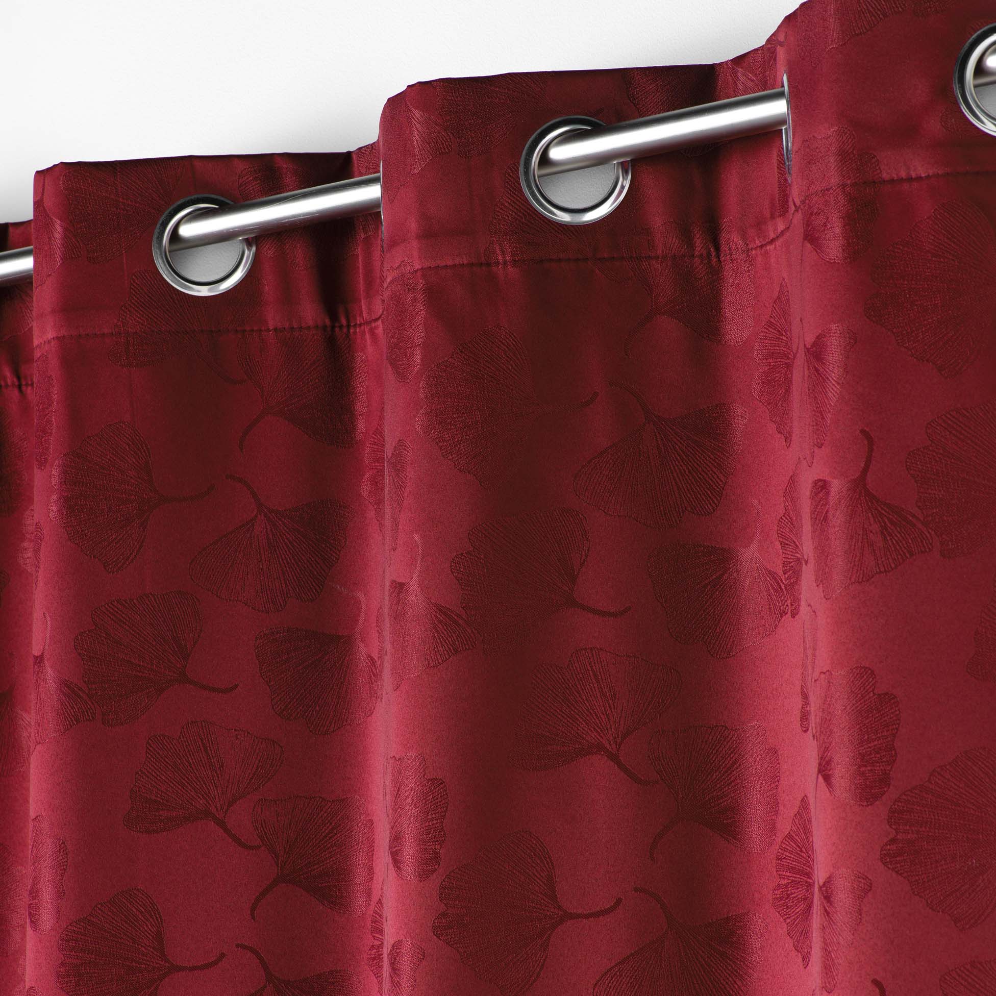 U10 Draperie Blackout Lunella Bordeaux, 140 x 260 cm