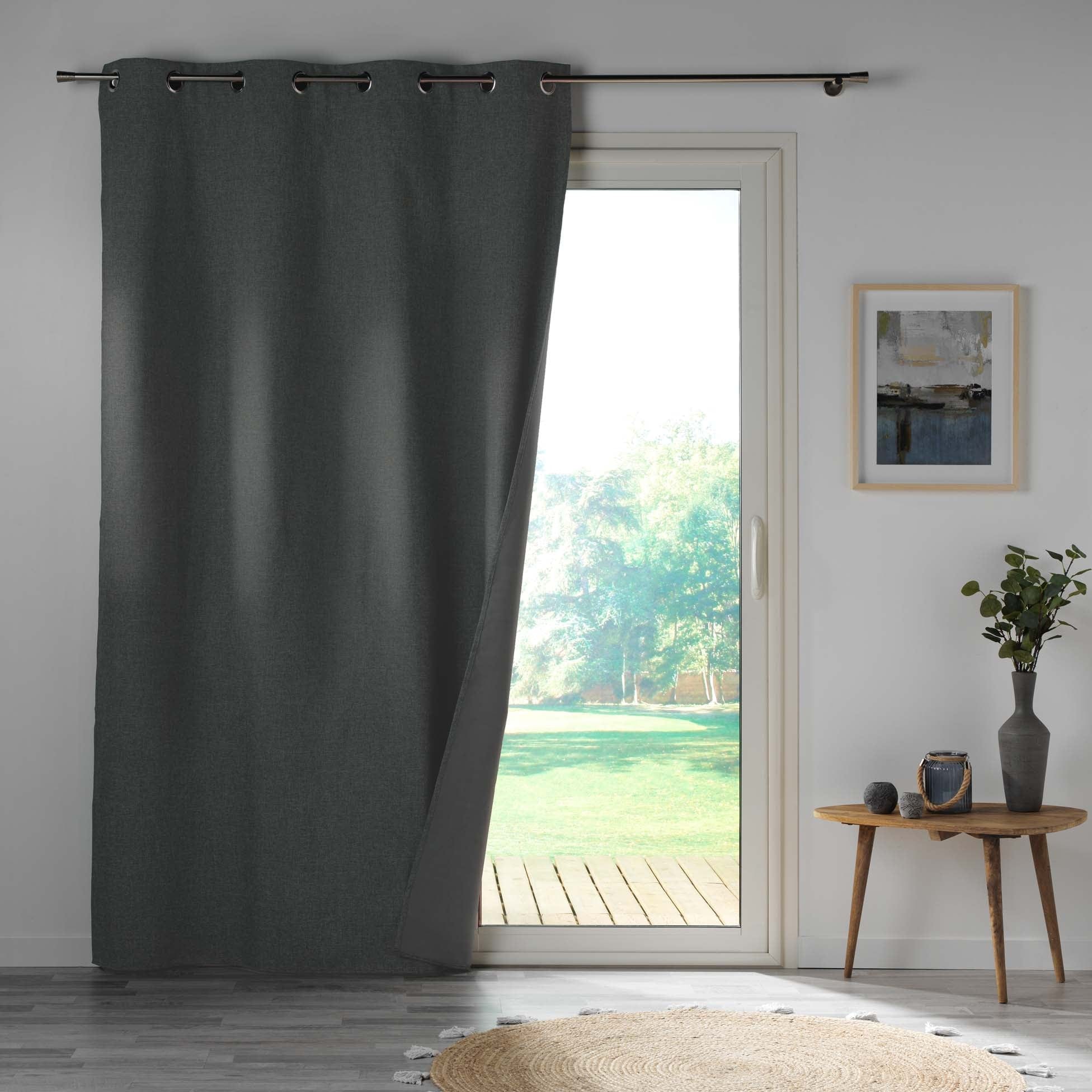 Draperie Blackout Obscure Antracit, 140 x 260 cm (1)