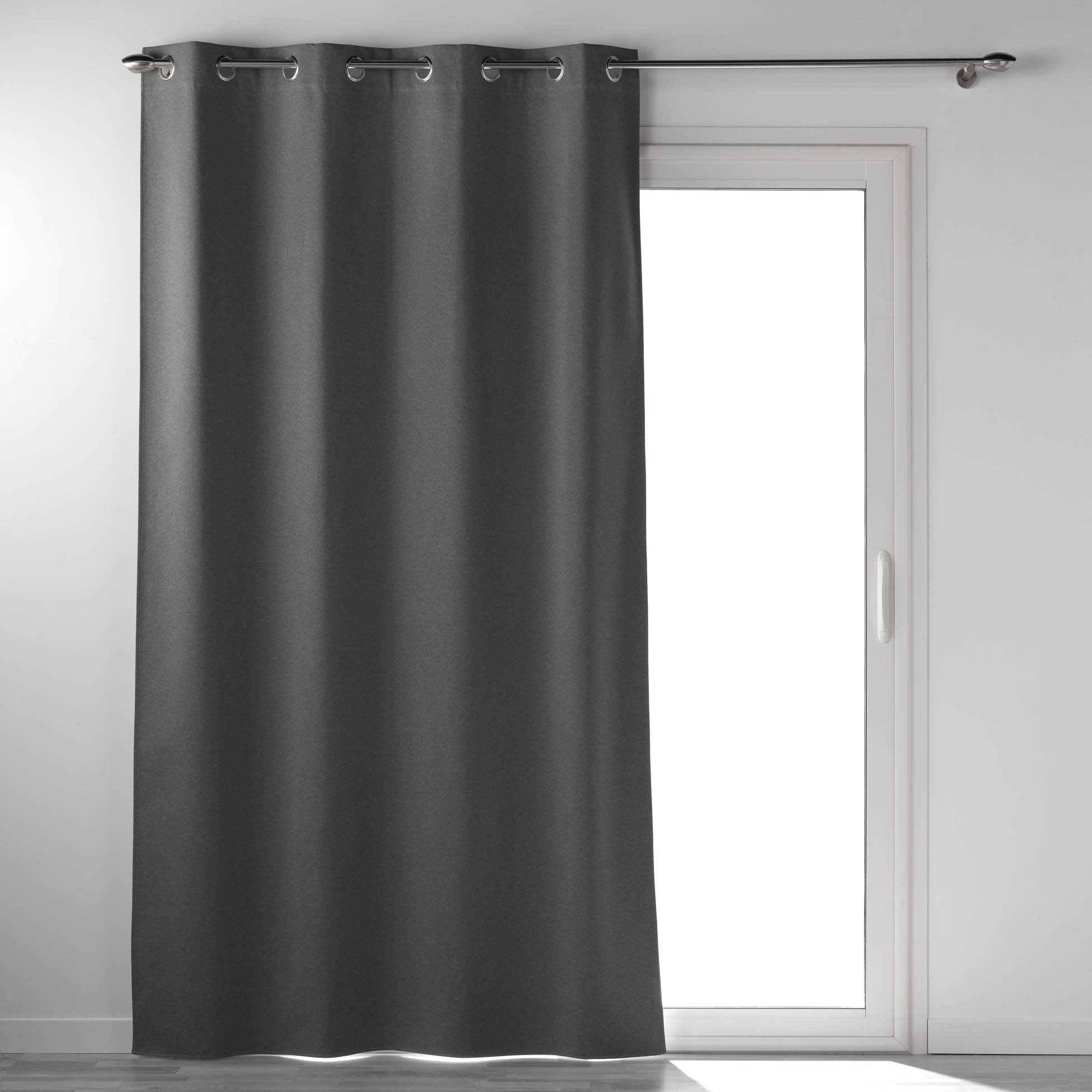 U10 Draperie Blackout Occultiss Antracit, 135 x 260 cm