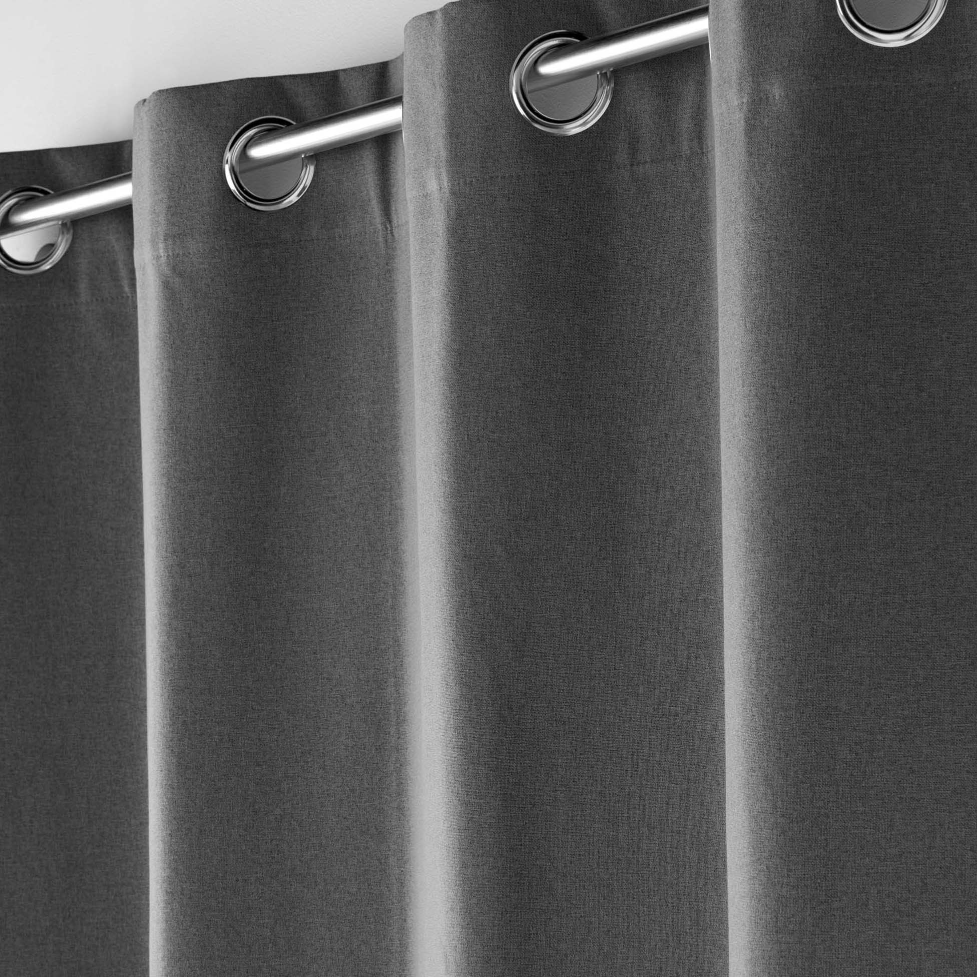 U10 Draperie Blackout Occultiss Antracit, 135 x 260 cm