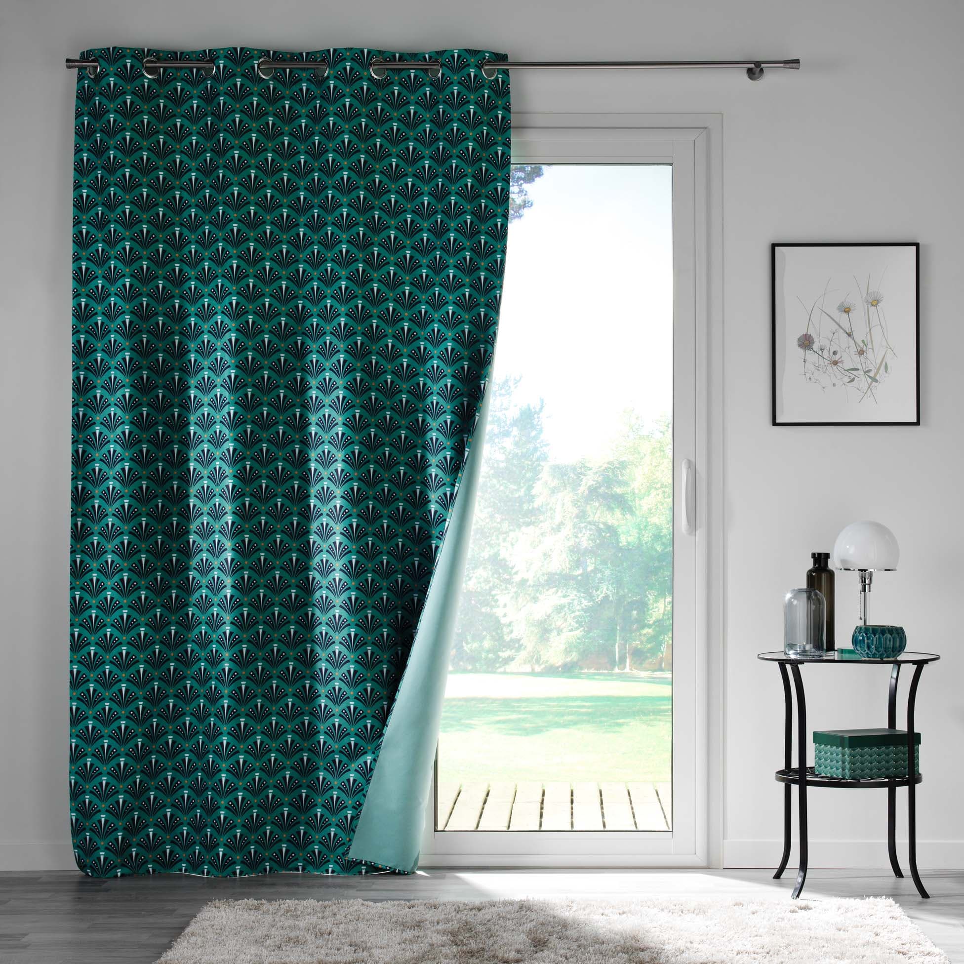 Draperie Blackout Surya Albastru Inchis, 135 x 260 cm (1)