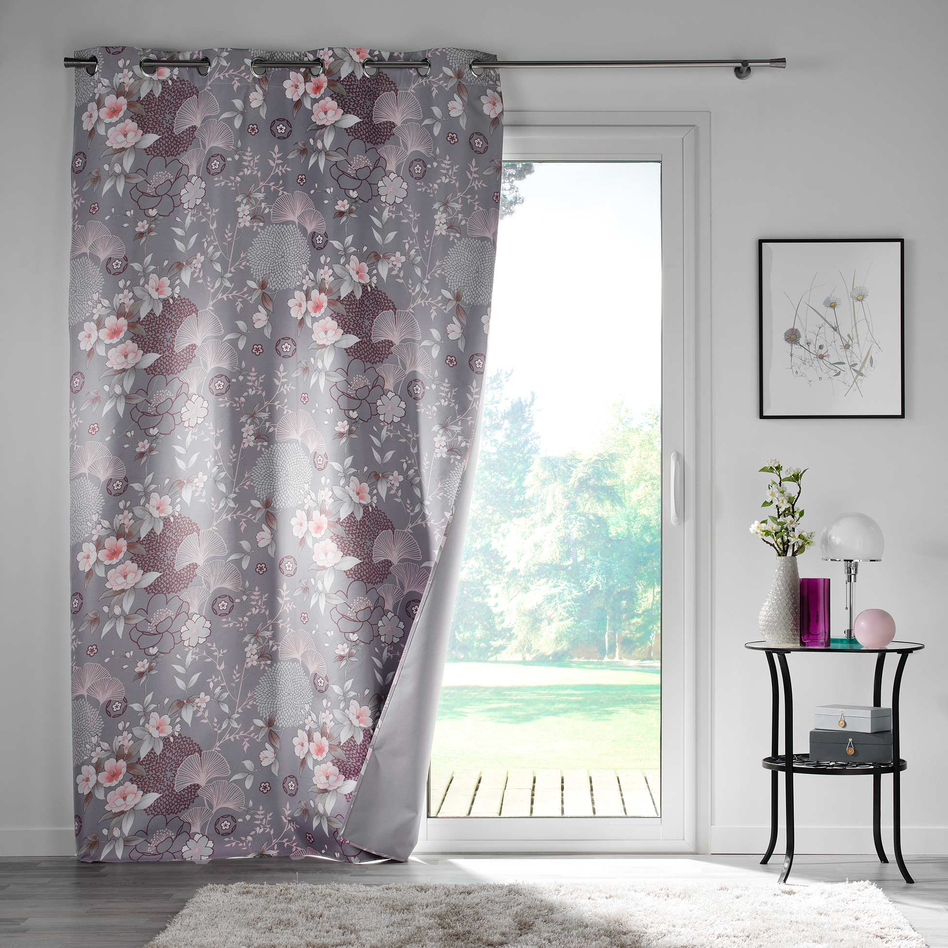 Draperie Blackout Yokahama Gri, 135 x 260 cm (1)