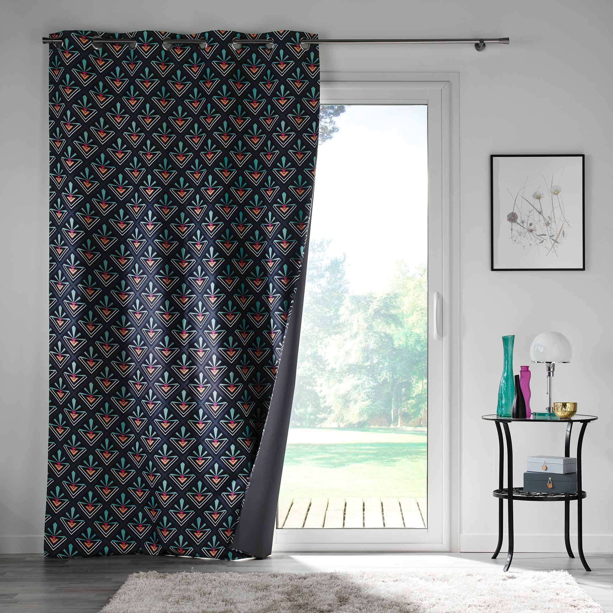 Draperie Blackout Yuko Bej, 135 x 260 cm (1)