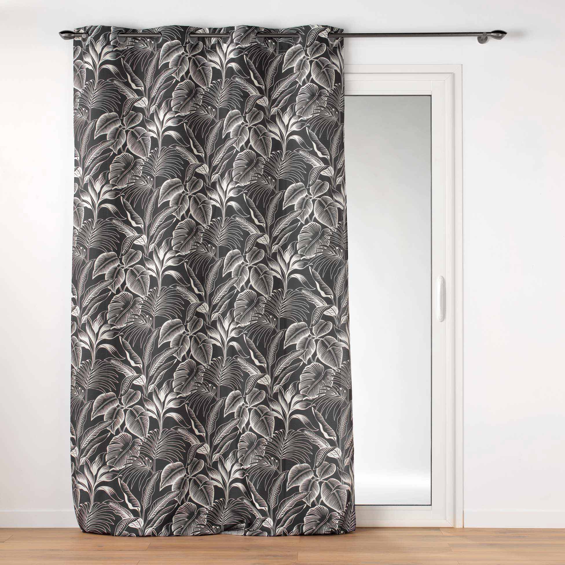 Draperie Cabana Negru, 140 x 280 cm