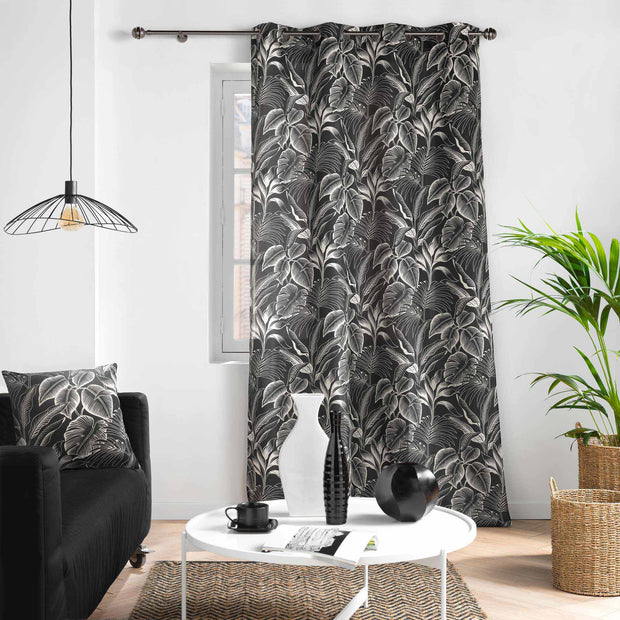 U10 Draperie Cabana Negru, 140 x 280 cm