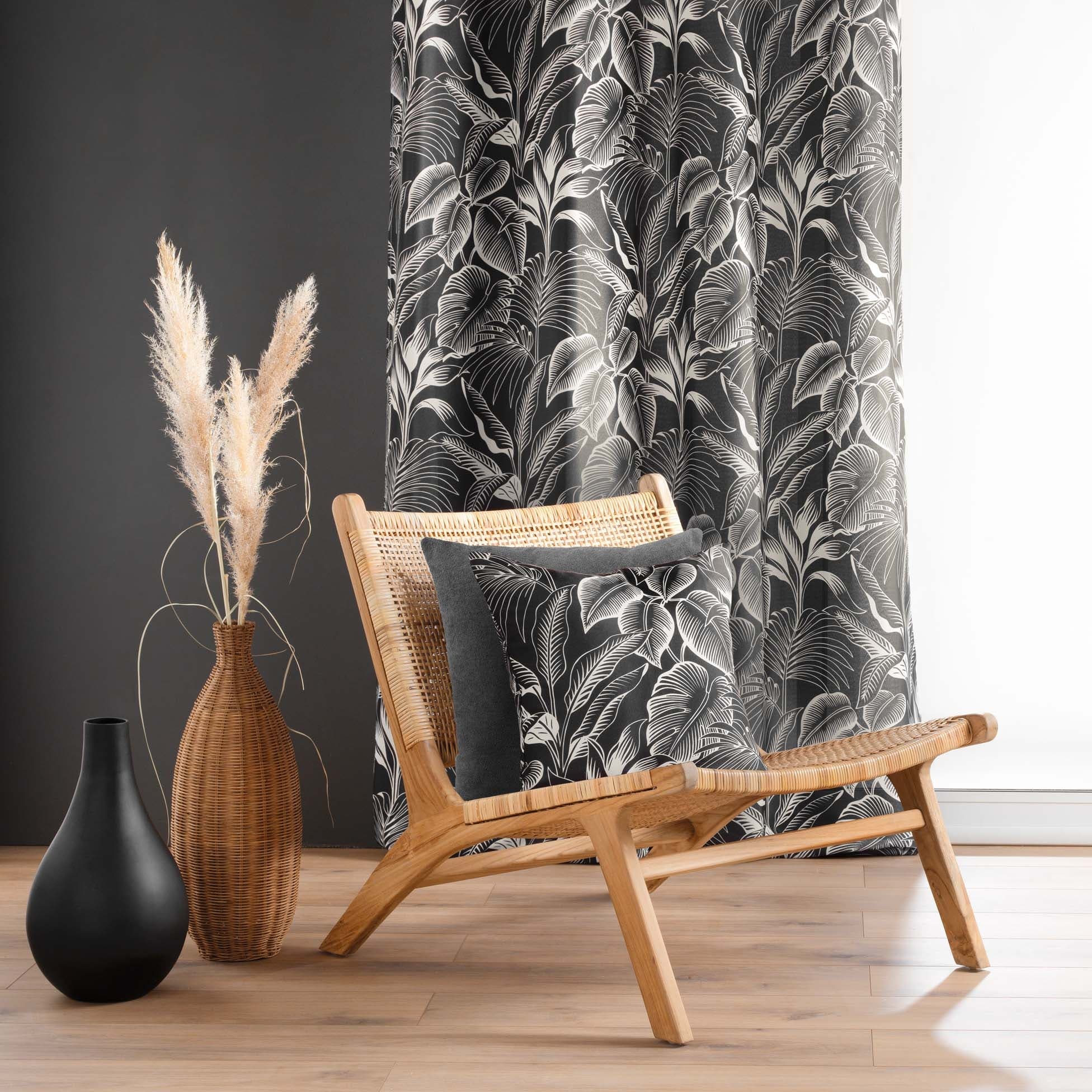 Draperie Cabana Negru, 140 x 280 cm (2)