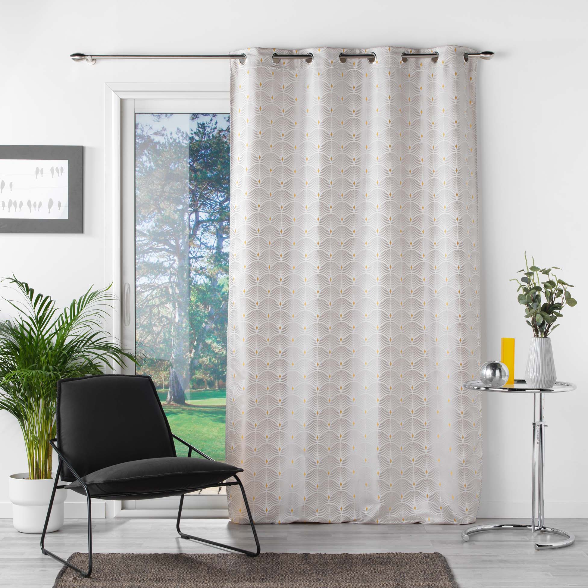 U10 Draperie Cadence Galben, 140 x 260 cm