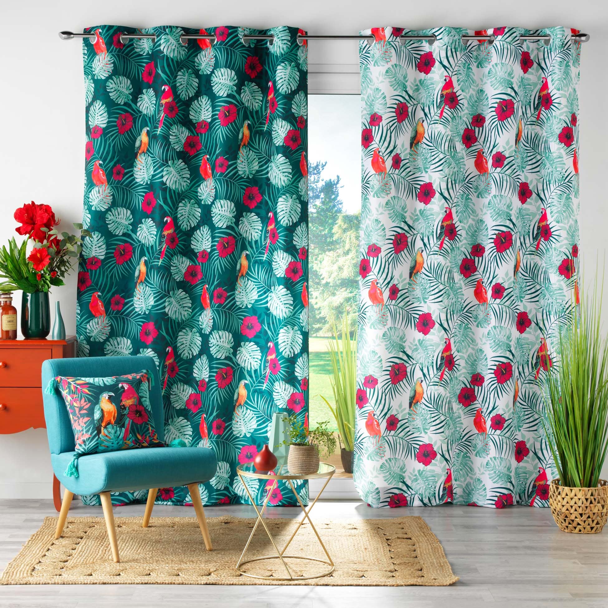 U10 Draperie Caracas Alb, 140 x 260 cm