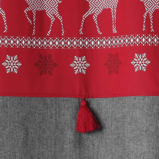 U10 Draperie Cosy Home Rosu / Gri, 140 x 240 cm