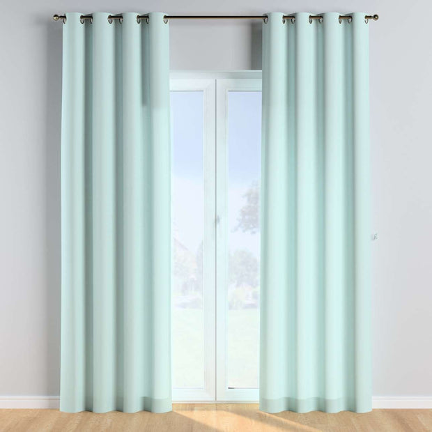 Draperie Cotton Story Eyelet Albastru, 130 x 260 cm (2)