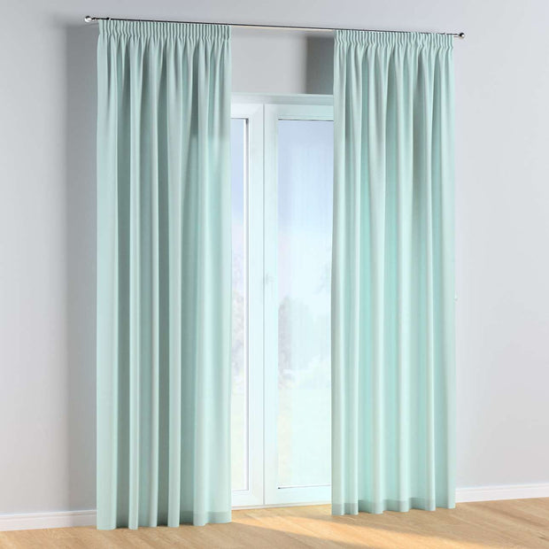 Draperie Cotton Story Pencil Albastru, 130 x 260 cm (1)