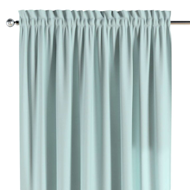 Draperie Cotton Story Slot Albastru, 130 x 260 cm