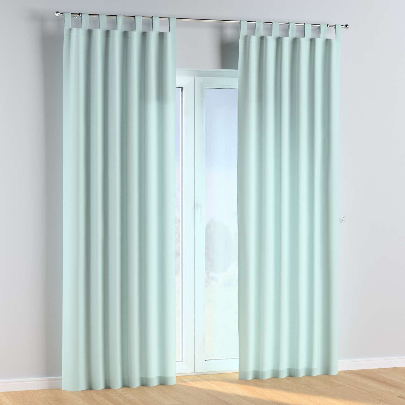 Draperie Cotton Story Tab Albastru, 130 x 260 cm (1)