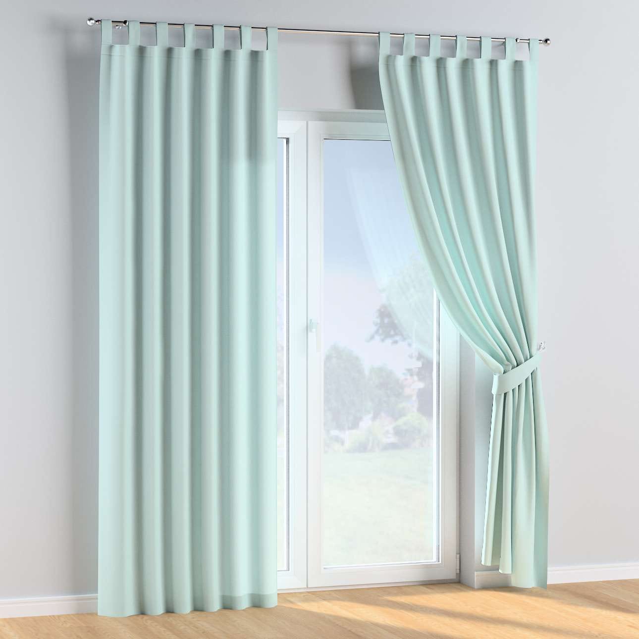 Draperie Cotton Story Tab Albastru, 130 x 260 cm (3)