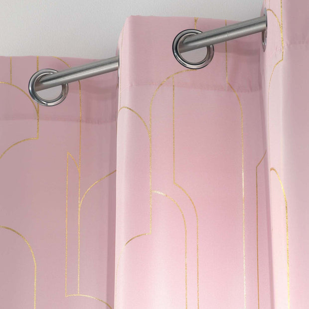 U10 Draperie Domea Auriu / Roz, 140 x 260 cm
