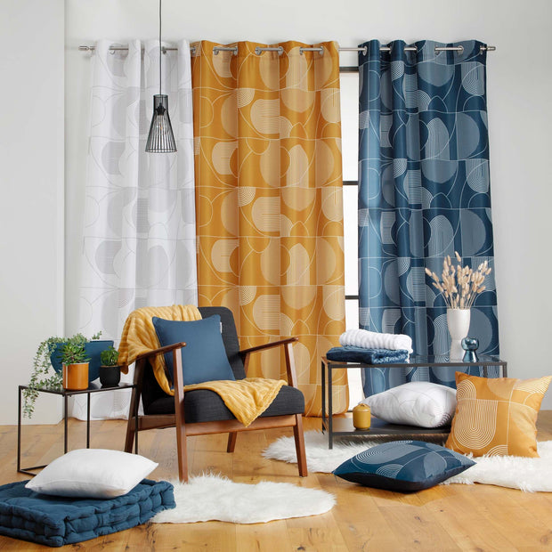 U10 Draperie Esquisse Alb, 140 x 280 cm