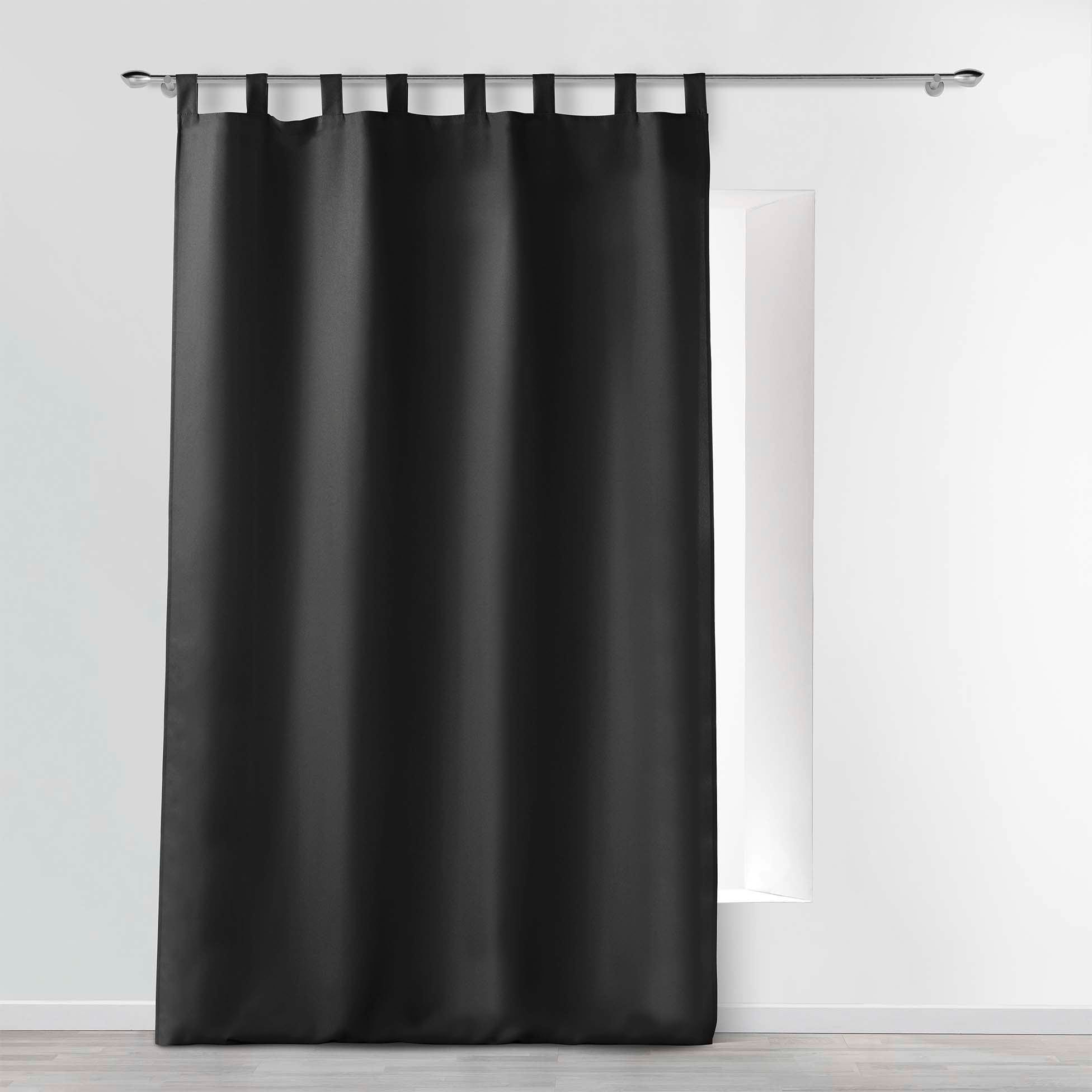 Draperie Essentiel Negru, 140 x 260 cm