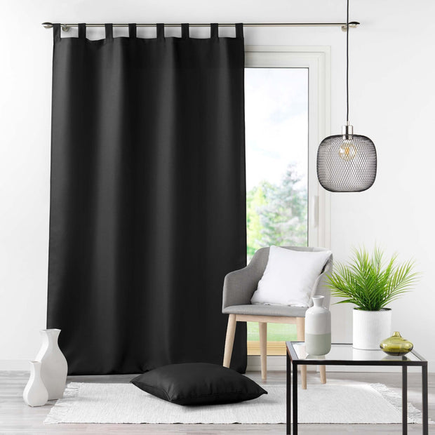 Draperie Essentiel Negru, 140 x 260 cm (1)