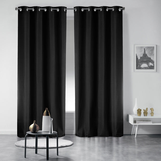 U10 Draperie Essentiel Negru, 140 x 280 cm