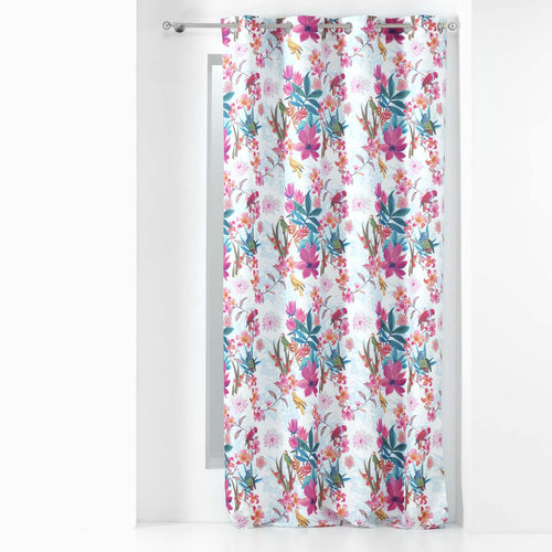 U10 Draperie Exotic Paradise Alb, 140 x 260 cm