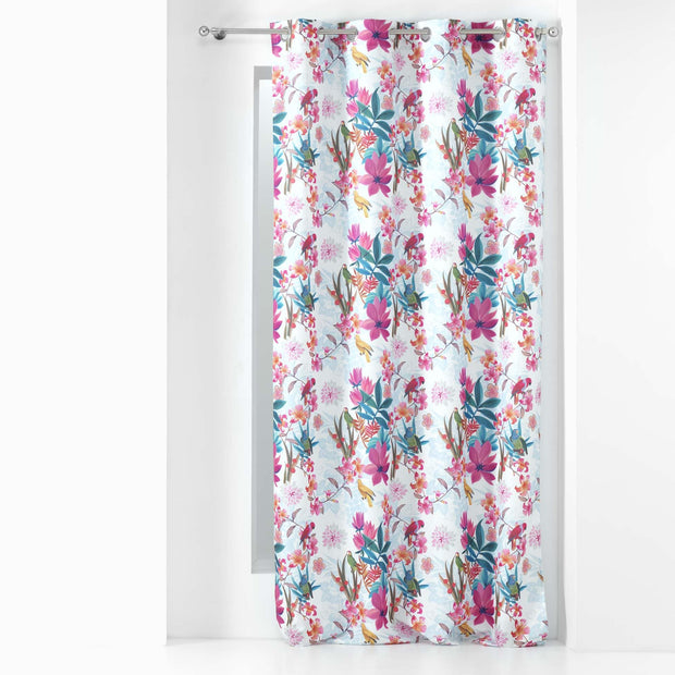 U10 Draperie Exotic Paradise Alb, 140 x 260 cm