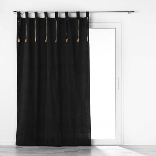 Draperie Filine Negru, 140 x 240 cm