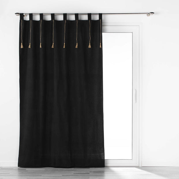 Draperie Filine Negru, 140 x 240 cm