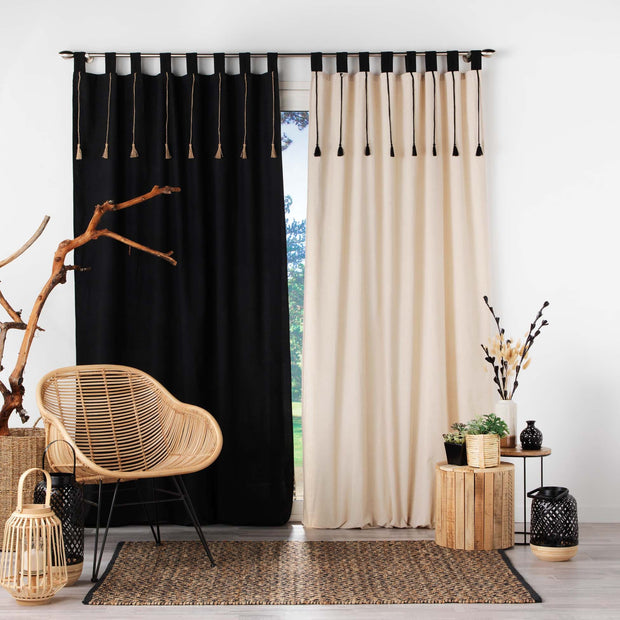 Draperie Filine Negru, 140 x 240 cm (1)