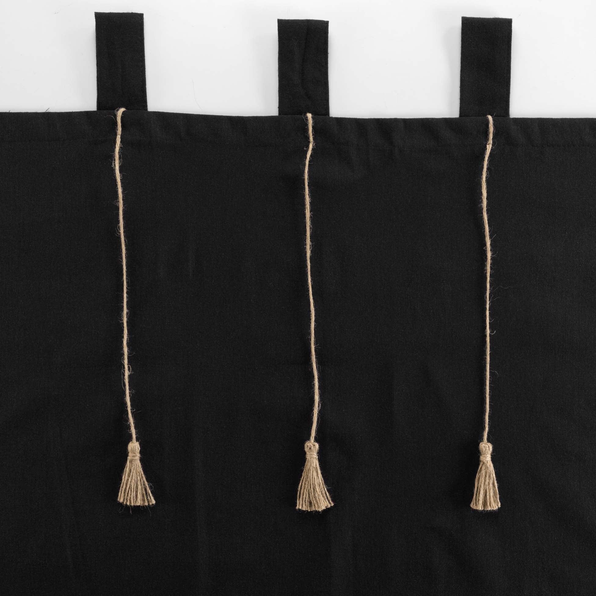 U10 Draperie Filine Negru, 140 x 240 cm