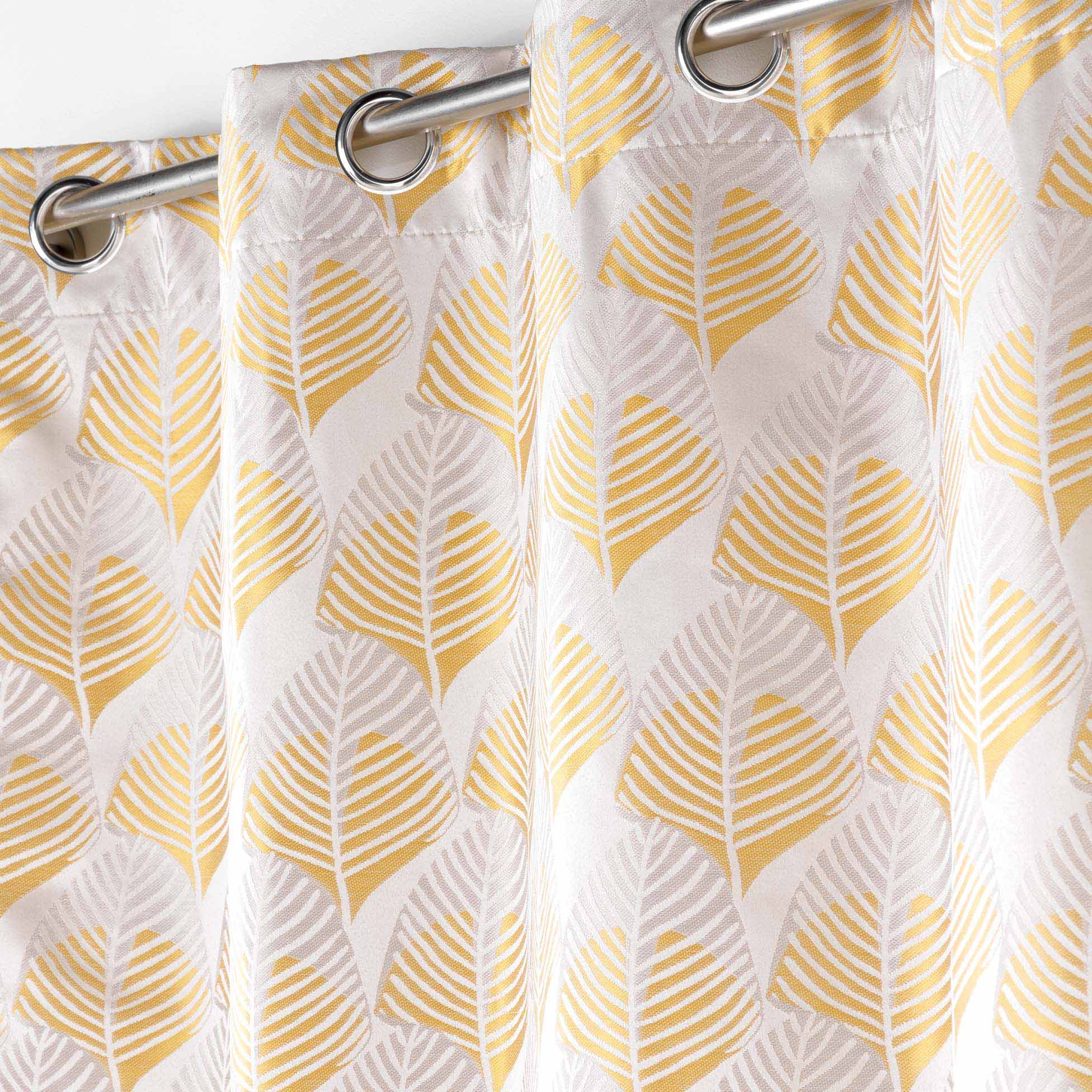 U10 Draperie Floriani Galben, 140 x 260 cm