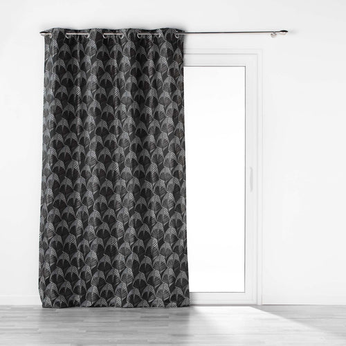 Draperie Floriani Negru, 140 x 260 cm
