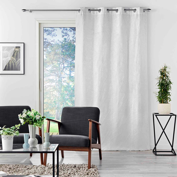 U10 Draperie Floriss Alb, 140 x 260 cm