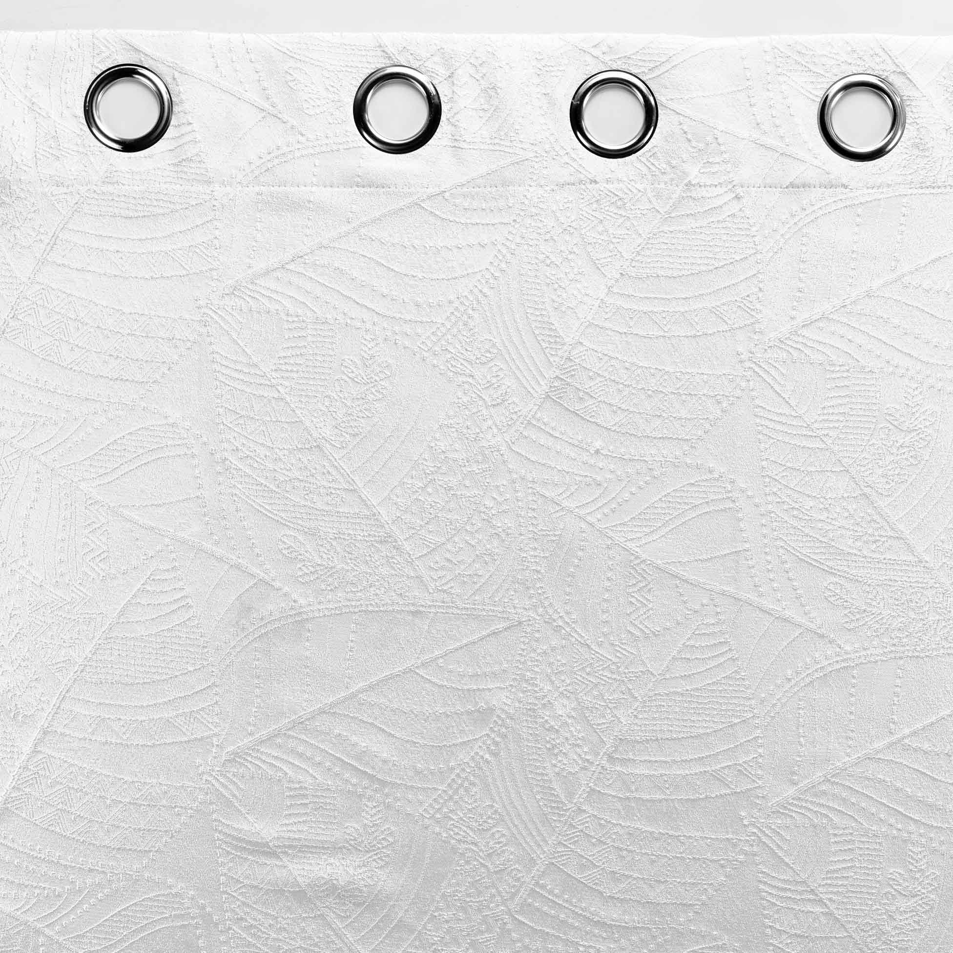 Draperie Floriss Alb, 140 x 260 cm (4)