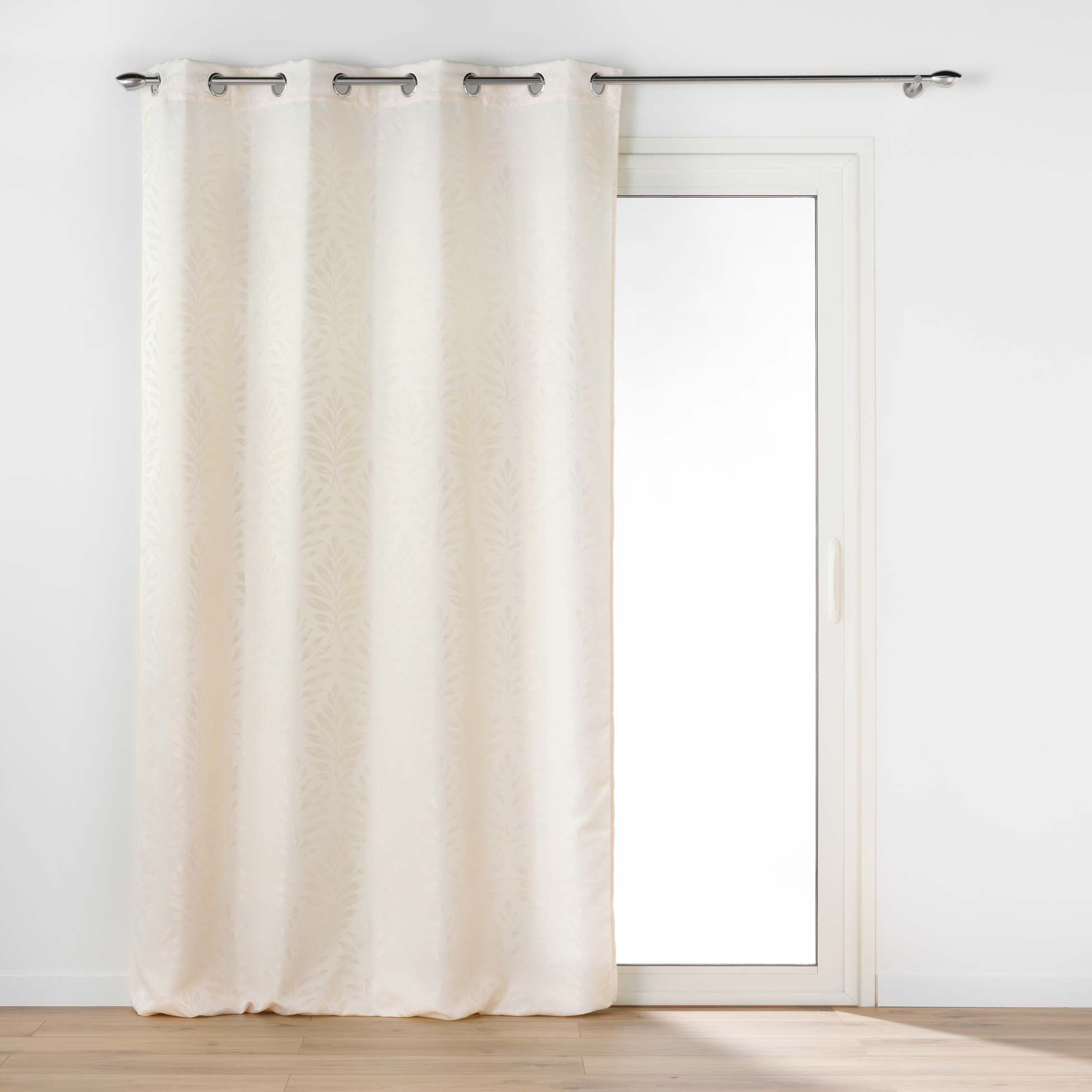 Draperie Galilea Ivoir, 140 x 260 cm
