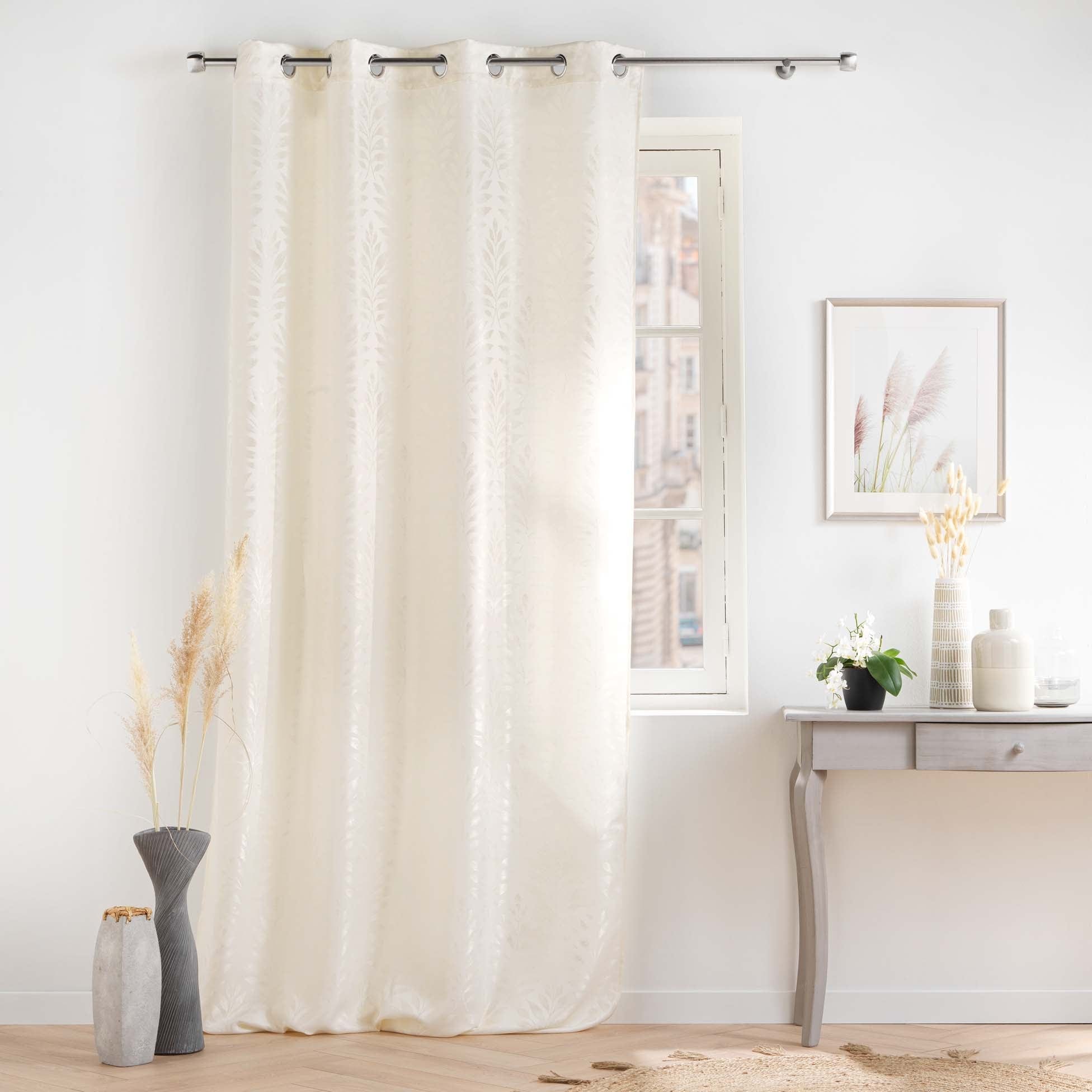 Draperie Galilea Ivoir, 140 x 280 cm (1)