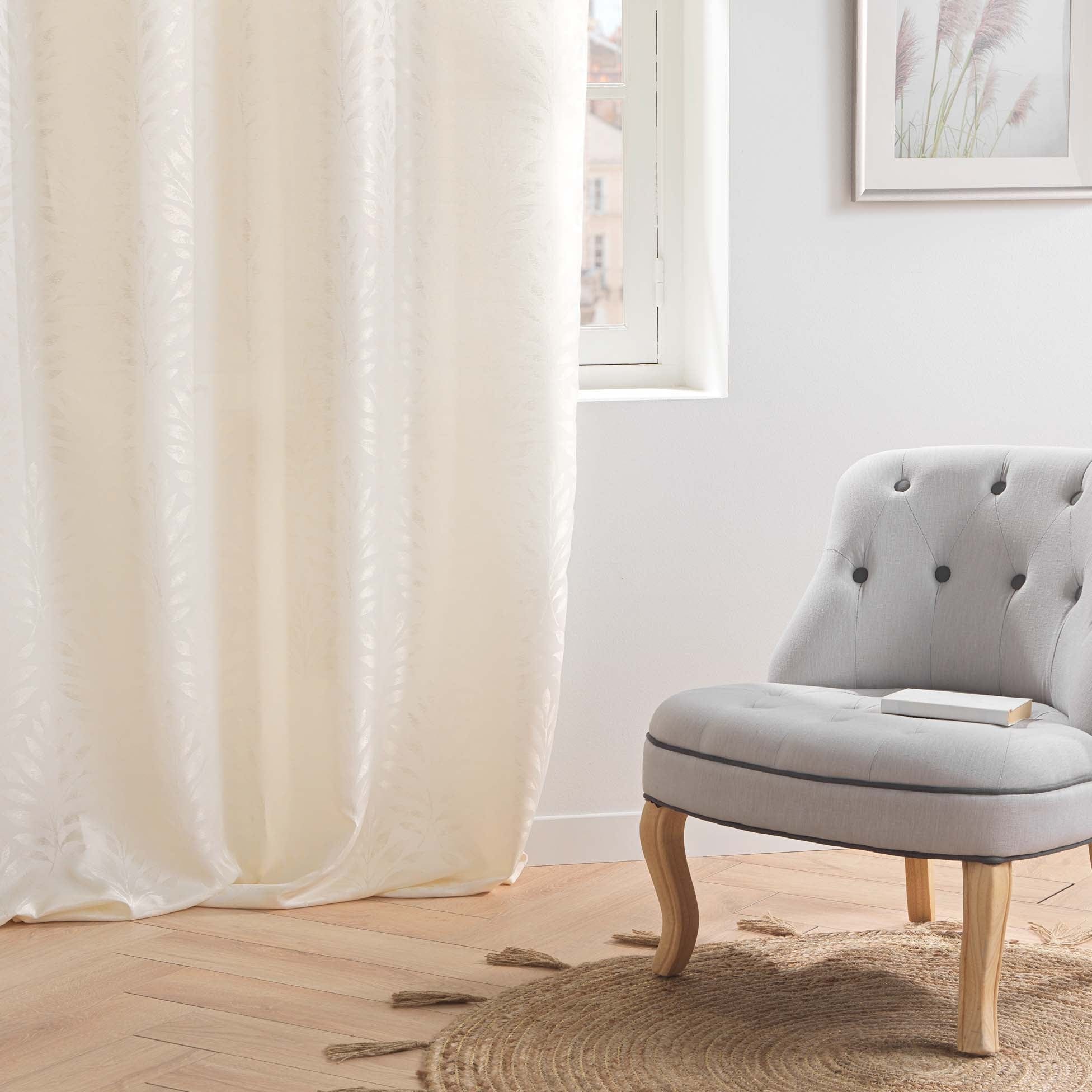 Draperie Galilea Ivoir, 140 x 280 cm (2)