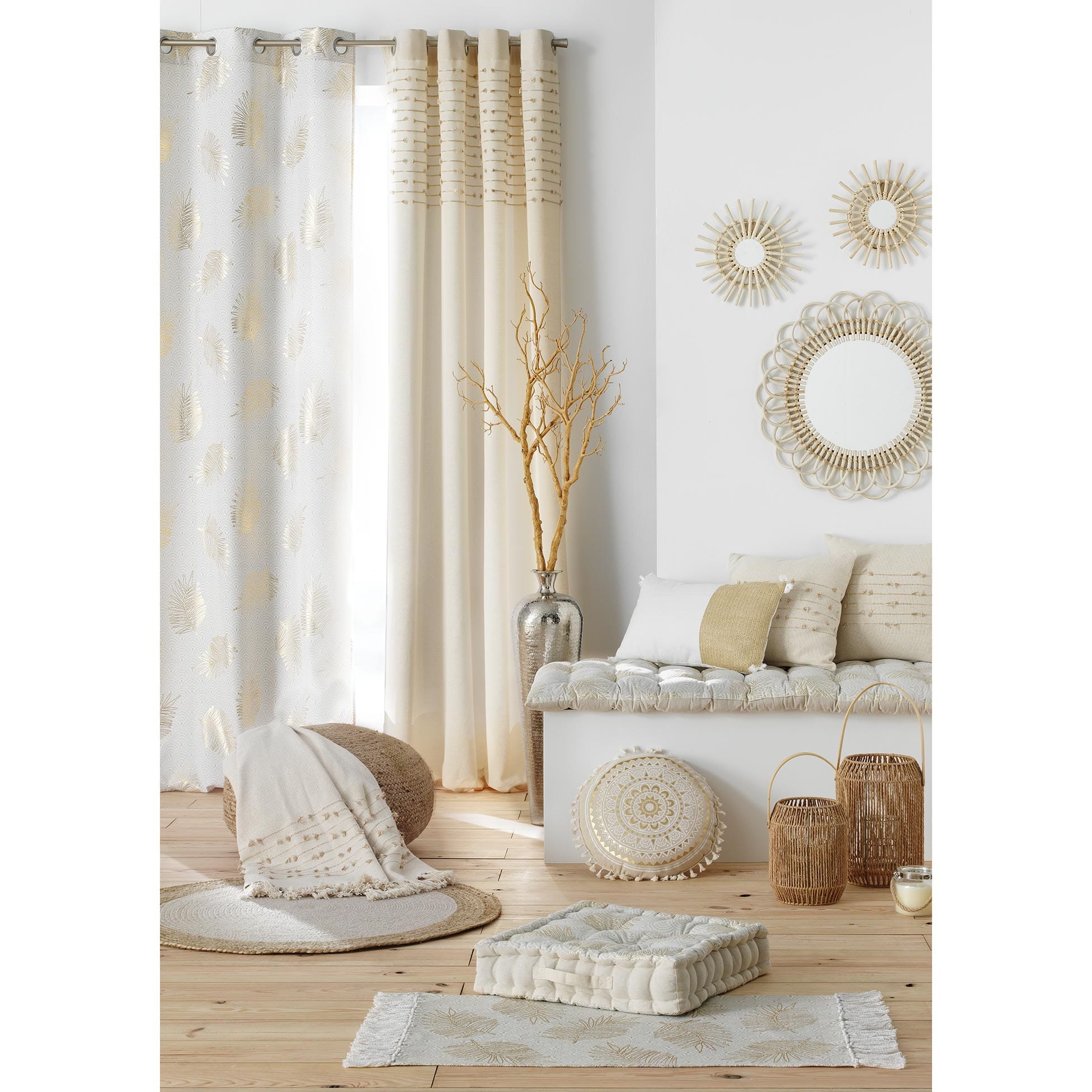 Draperie Golden Sunset Bej, 140 x 240 cm (2)