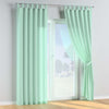 Draperie Happiness Poly Tab Verde, 130 x 260 cm (2)