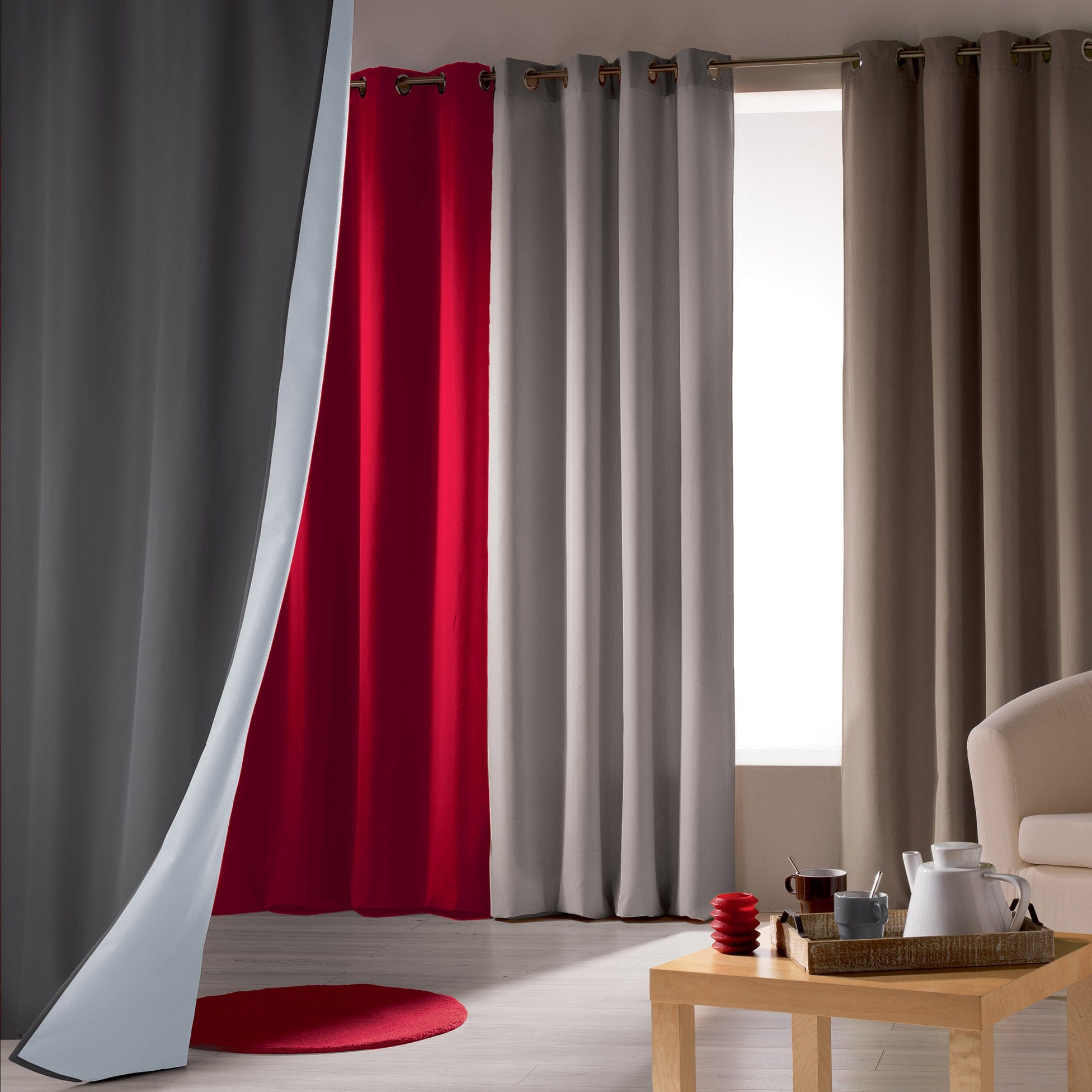 U10 Draperie Icemount Ivoir, 140 x 260 cm