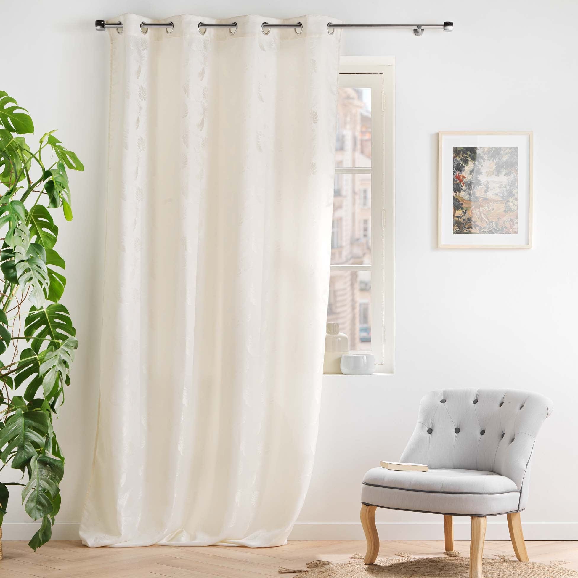 Draperie Inaya Ivoir, 140 x 260 cm (1)