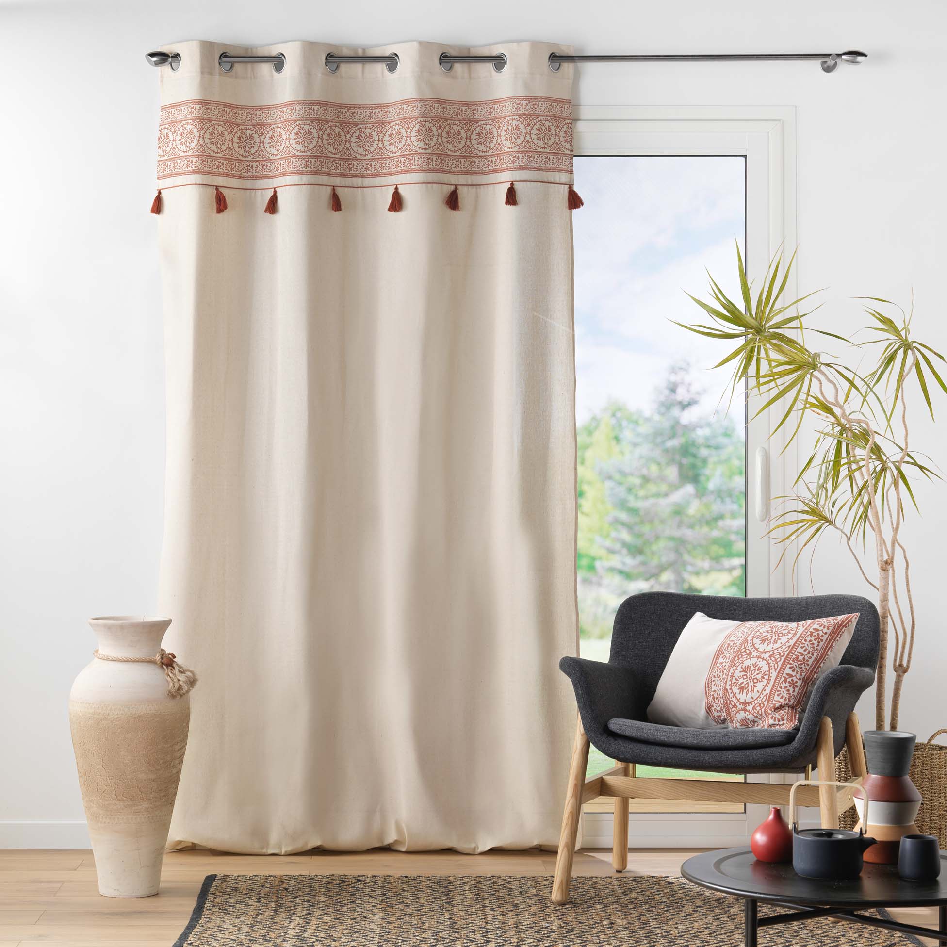 U10 Draperie Isalina Caramiziu, 140 x 240 cm