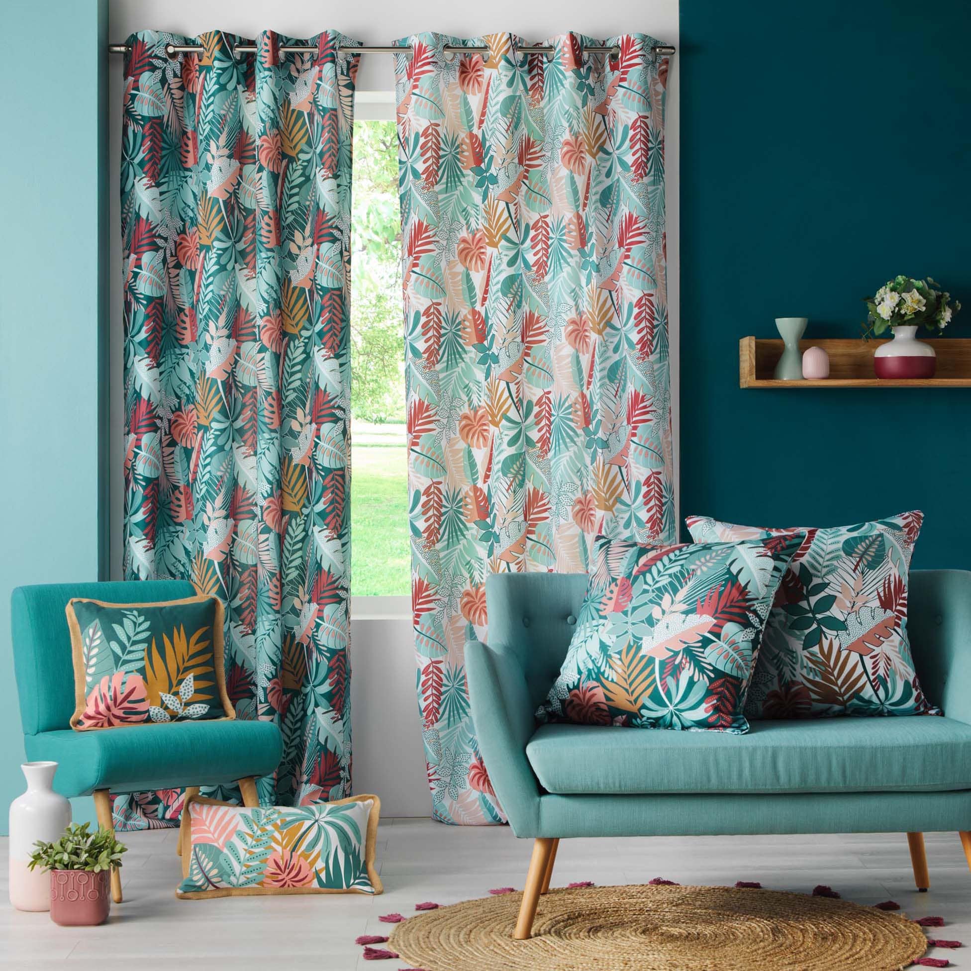 Draperie Jacala Albastru Inchis, 140 x 260 cm (1)