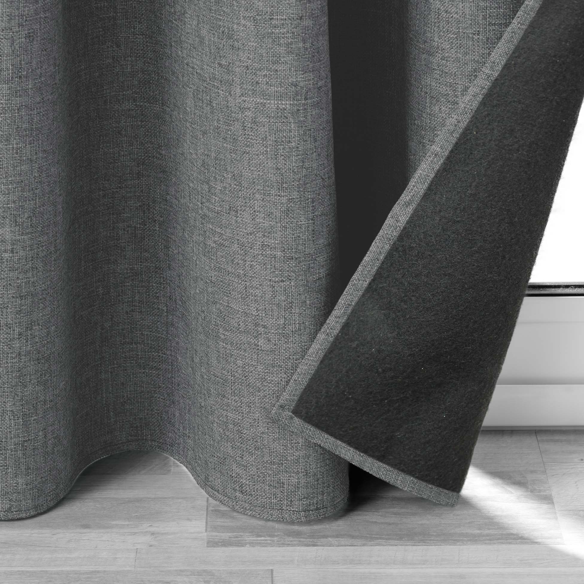 U10 Draperie Jupiter Antracit, 140 x 260 cm