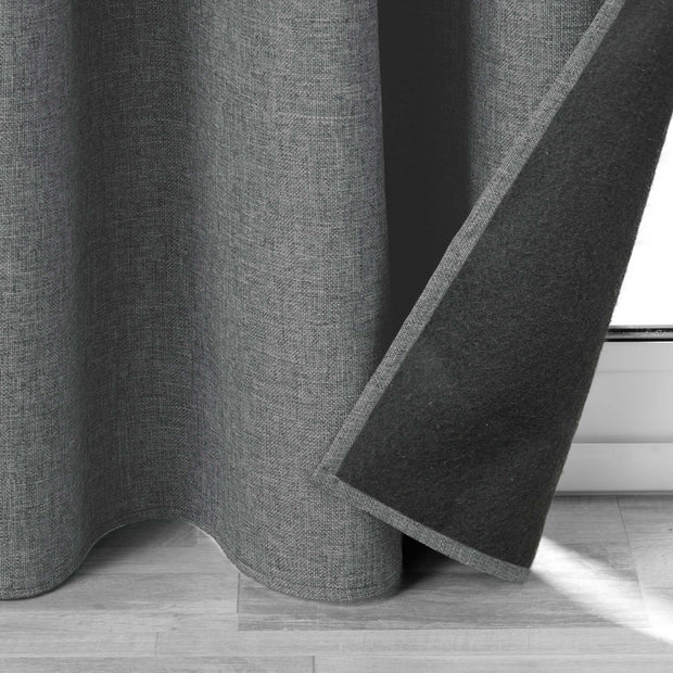 U10 Draperie Jupiter Antracit, 140 x 260 cm