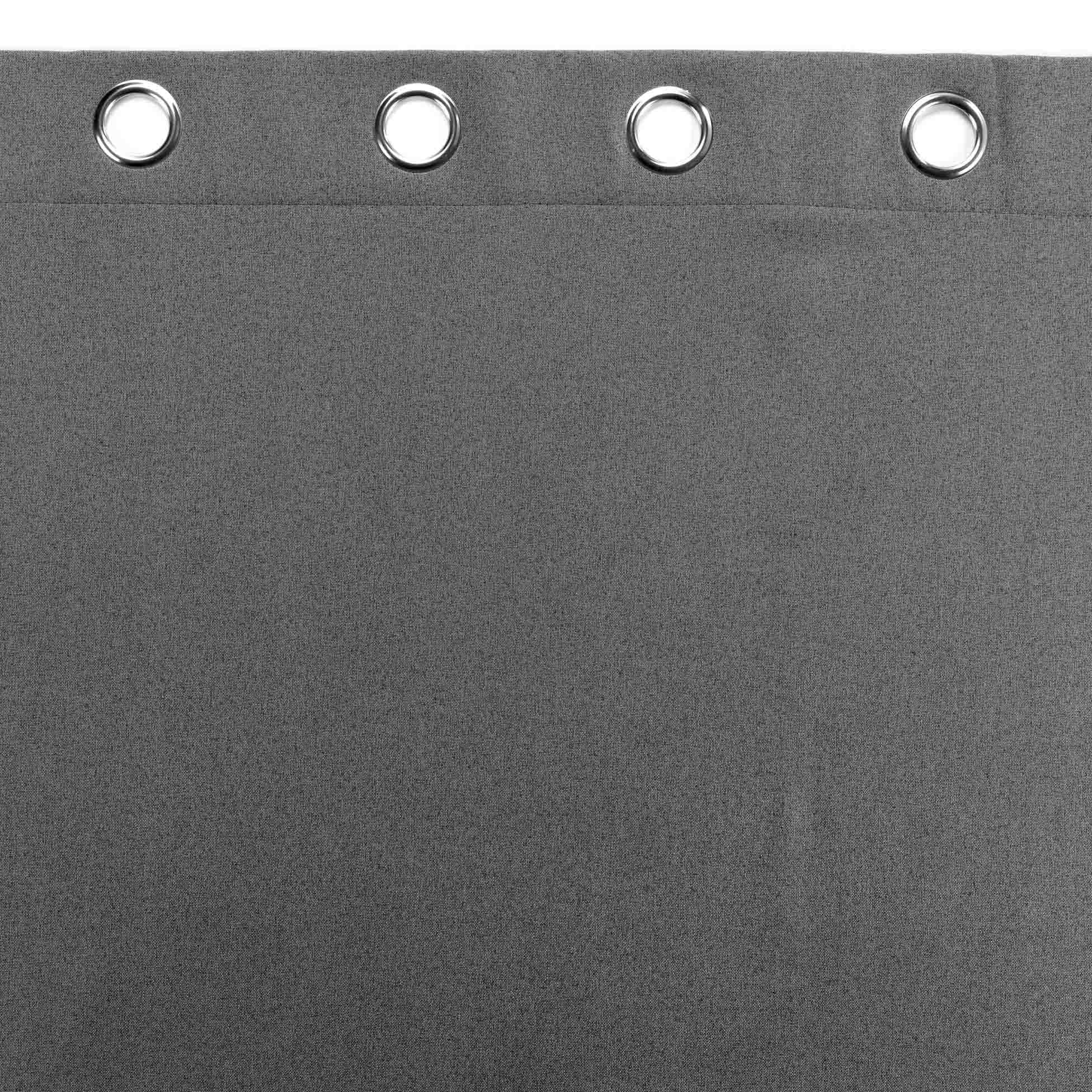 U10 Draperie Jupiter Antracit, 140 x 260 cm