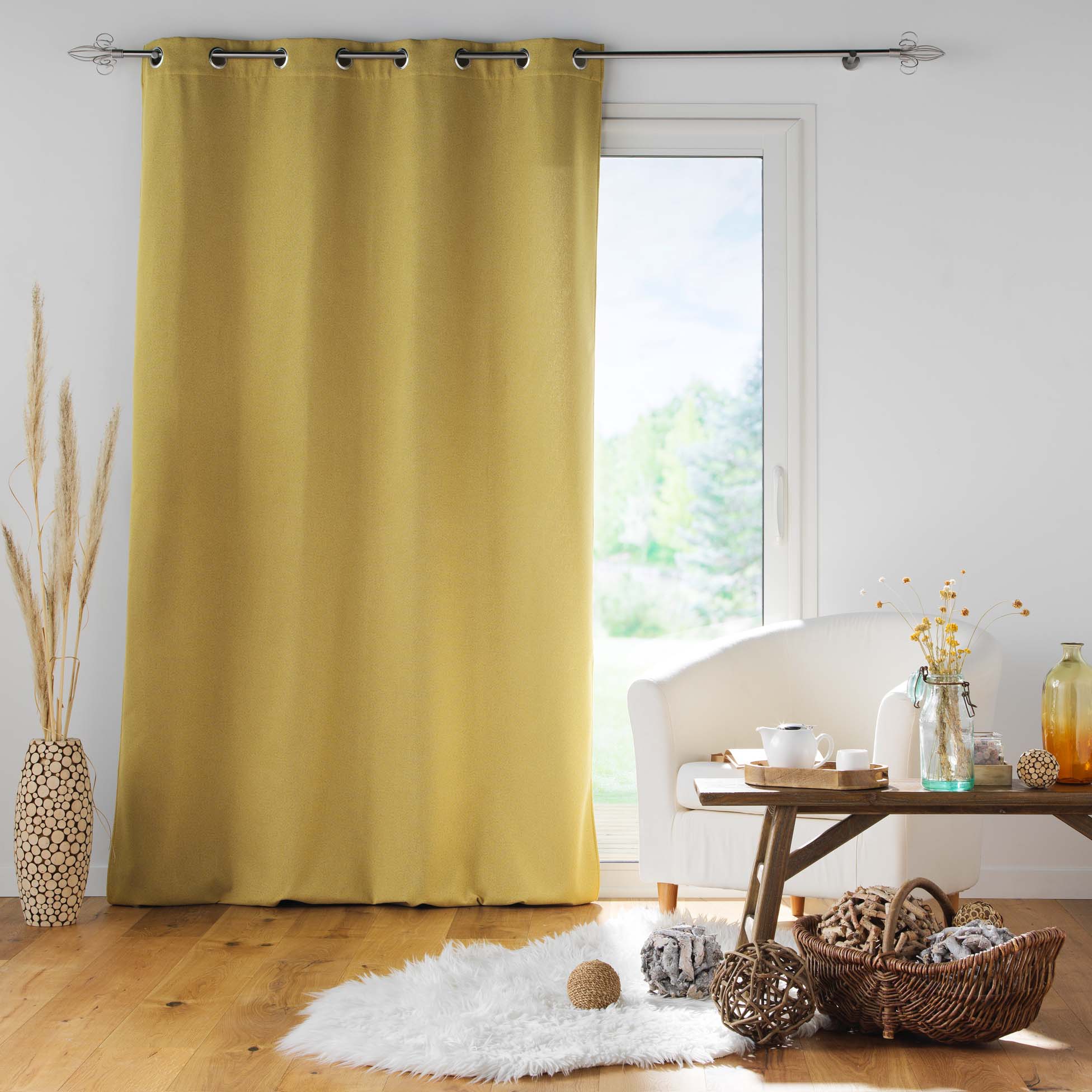 U10 Draperie Jupiter Ecru, 140 x 260 cm